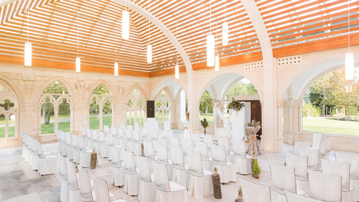 Salón de eventos del Hostal Restaurante Sotopalacios